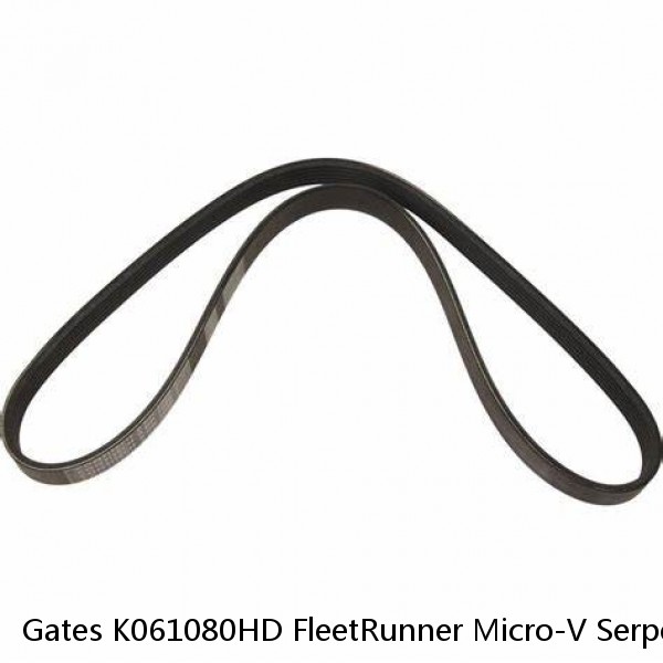 Gates K061080HD FleetRunner Micro-V Serpentine Drive Belt
